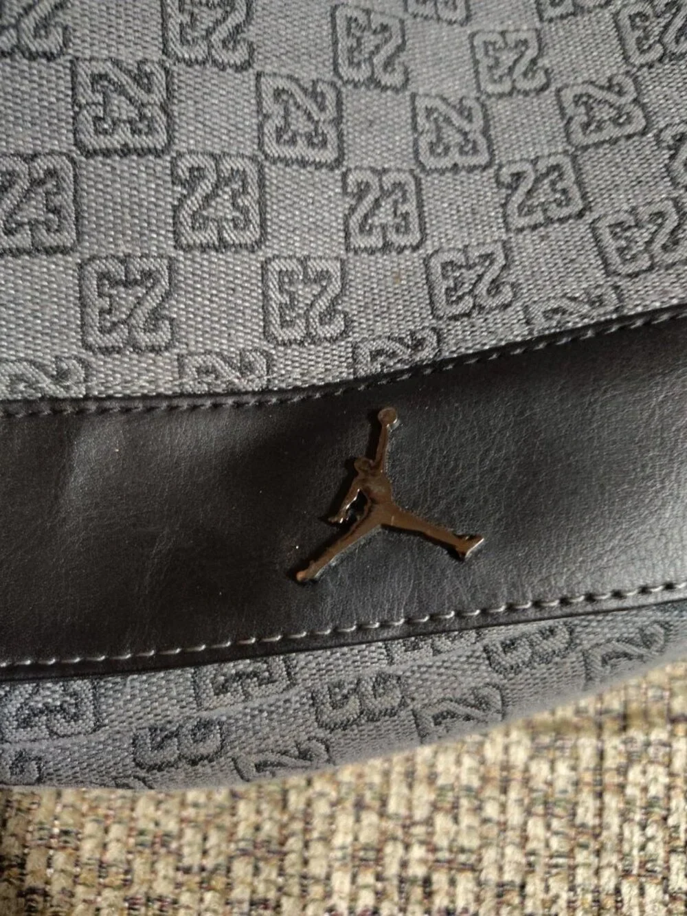 Men’s Jordan Monogram Cross body bag black gold